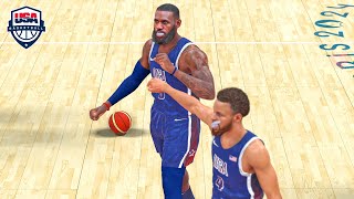 Team USA vs Serbia Full Game Highlights  2024 Olympics Mens Basketball  July 26 2024  NBA 2K24 [upl. by Mich]