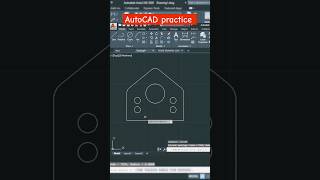 Autocad practice drawing  Cad by Ankit  autocad mechanical autocad autocad2d [upl. by Nwahsid]