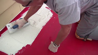 How to Install Tile on a Concrete Patio or Porch  Todays Homeowner with Danny Lipford [upl. by Irrehs]