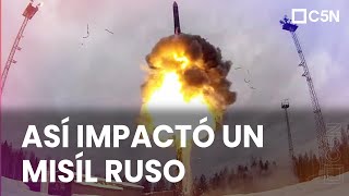 ASÍ fue el IMPACTO de un MISÍL RUSO [upl. by Luas]