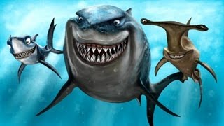 SHARK ATTACK SPEED PAINTING [upl. by Anahsal880]