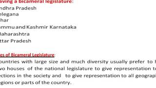 CLASS 11POLITICAL SCIENCECHAPTER 5ADVANTAGES OF BICAMERAL LEGISLATURE [upl. by Laetitia]