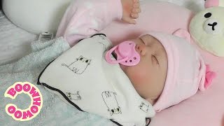 중국에서 온 선물 택배3 동생이 생겼어요 리본돌 아기 인형Reborn Baby Doll Lifelike Dollsかなりリアルな赤ちゃん人形・リボーンベビー [upl. by Idnas]