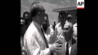 CAN 189 PRIME MINISTER OF ISRAEL LEVI ESHKOL VISITS DESALINATION PLANT IN ISRAEL [upl. by Mehta]