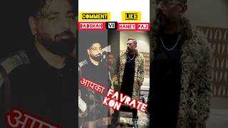 Yoyo vs badshah shorts yoyohoneysinghallsongs badshah [upl. by Llewop]