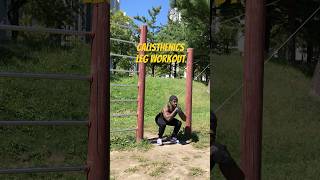 The Best No Equipment Calisthenics Leg Workout [upl. by Yeltnerb577]