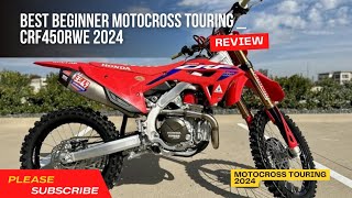 Best beginner motocross touring CRF 450RWE 2024 [upl. by Parcel]