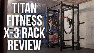 Titan Fitness X3 Rack Review [upl. by Atekihs]