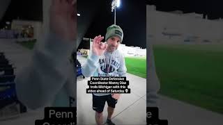 Penn State DC Manny Diaz trolls Michigan ahead of Saturdays matchup 💀 shorts [upl. by Tehcac]