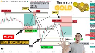 Gold Live Price Action Signals  Price Action Trading Strategy  5 minute time frame  xauusd live [upl. by Thamora251]