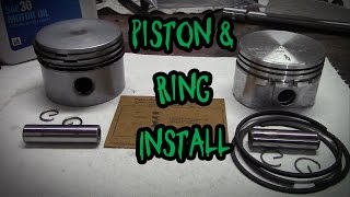 How to Install a Piston and Rings [upl. by Euqnom685]