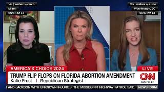 Patently false Republican strategist skewers Trumps flip flop on reproductive rights [upl. by Kono822]