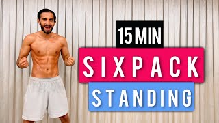 At Home Sixpack Ab Routine  No Equipment  6 Pack Abs for Beginners  15 MIN ABS WORKOUT [upl. by Refynnej]