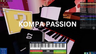 Frozy  Kompa passion Roblox piano cover SHEETS [upl. by Lemraj]