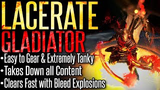 【Path of Exile  Outdated】Lacerate Gladiator –Build Guide– Frantic Melee Destruction [upl. by Kohn697]