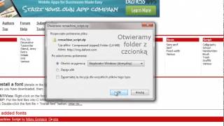 Jak zainstalować czcionkę Windows 7 [upl. by Ekud708]
