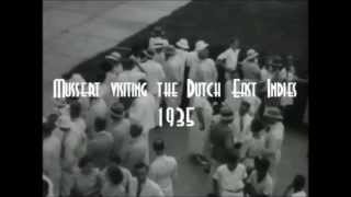 Mussert visiting the Dutch East Indies 1935 [upl. by Eylrahc]