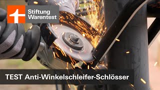 Test Litelok X1 amp Hiplok D1000 AntiWinkelschleiferFahrradschlösser Stiftung Warentest [upl. by Sherburn185]