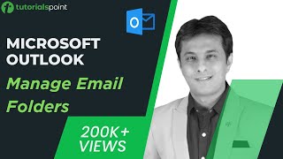 MS Outlook  Managing Email Folders  Tutorialspoint [upl. by Tyre]