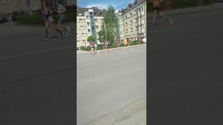 27 celsius Linz 🏃 Marathon in Austria shortsrunningsportcitylinz [upl. by Oisor]