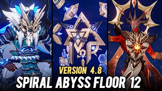 Spiral Abyss 48 Floor 12  Genshin Impact [upl. by Eggett]