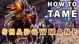 How to Tame a SHADOWMANE with Fish Basket ► Ark Genesis 2 [upl. by Micheline]