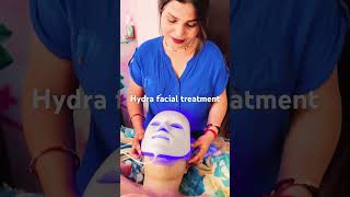 Hydra facial treatment makeupideas nishalamba saree makeuptrends skincare skin hydrafacial [upl. by Ennirroc615]