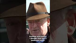 Willie Mullins is not happy with Cheltenham’s changes 👀 horse racingtv sport britishhorseracing [upl. by Hapte470]