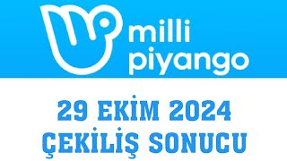 Milli Piyango Çekiliş Sonuçları 29 Ekim 2024 [upl. by Curtis113]