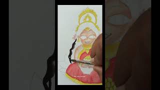 Diwali special Laxmi drawing ❤️😍 Happy Diwali 🪔 Subh Dhanteras diwalispecialdrawing shorts viral [upl. by Sliwa]