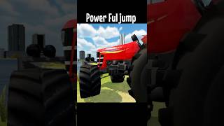 Power ful Jump 🤯🔥 trending Tractor jumping fire short video shorts trending viral stunt [upl. by Dinerman]