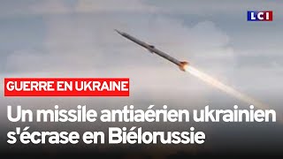 Un missile antiaérien ukrainien sest écrasé en Biélorussie selon Minsk [upl. by Aspasia988]