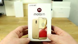 Motorola Moto M unboxing and hands on  english [upl. by Flint]