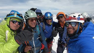 20240804 Monte Bianco via normale francese dal Rifugio Tête Rousse [upl. by Ycniuq786]