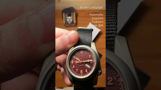 Unwrapping Boderry voyager titanium sapphire auto under 90 fieldwatch asmr chinesewatches [upl. by Wilhide]