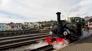 Ffestiniog amp Welsh Highland Railways  Porthmadog Station  The Quarryman [upl. by Ahsaercal]