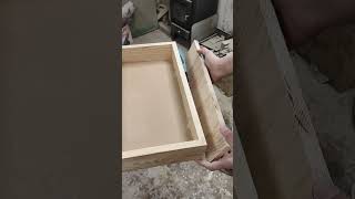 Drawer front installation carpenter woodmade furniture woodworking [upl. by Grail]