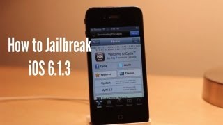 How to Jailbreak and Install Cydia on iOS 613 iPhone iPod [upl. by Nannaihr]