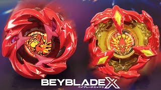 METAL COAT PHOENIX DUEL  Phoenix Rudder 970G VS Phoenix Wing 960GF Epic Battle  Beyblade X [upl. by Ferri]