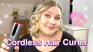 Cordless Hair Curling Tutorial  is it any good [upl. by Dominica]