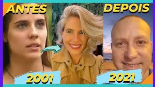 ANTES E DEPOIS VEJA COMO ESTÃO OS ELENCO DE MALHAÇÃO 2001 2021 com IDADE [upl. by Leuqer]