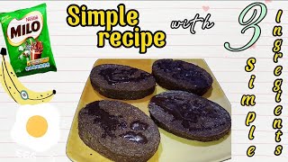 MILO BANANA PANCAKE 🥞  Marialyn Tv milorecipe bananarecipe pancakerecipecooking panghimagas [upl. by Fineman]