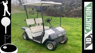 EZGO GOLF CART10X AUCTION AuctionTimeMachineryTrader [upl. by Nnylear]