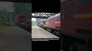 Class M5 hitachi locomotive in Sri lanka srilankatravel srilankarailways traintravel [upl. by Inoliel]