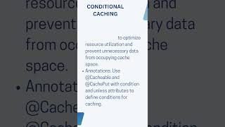 Top 7 Java Techniques to optimize caching in spring bootshorts caching optimize java springboot [upl. by Binnie716]