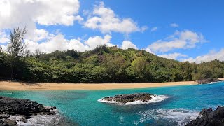 The SECOND BEST beach in Kauai Hawaii seriously [upl. by Kamilah126]