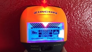 How to use a stud finder  Zircon HD800 Review [upl. by Hayyim139]