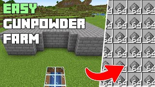 The Easiest Gunpowder Farm in Minecraft 121 [upl. by Irrej9]