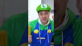 Smart Luigi saved Marios day funny supermario familygamestories [upl. by Eittah]