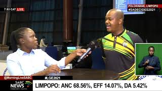 LGE 2021  ANC in Limpopo on the latest election results [upl. by Dorsman]